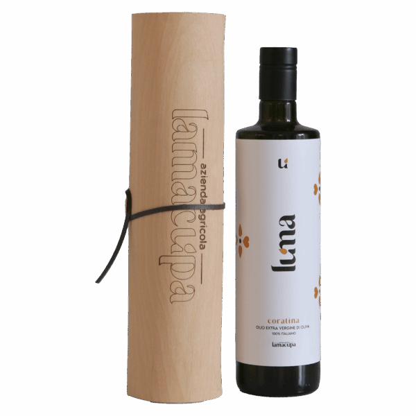 Confezione Foglia di palma Olio Extra Vergine "coratina" 750 ml