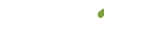 Logo bianco con goccia verde oliva per azienda di olio extravergine pugliese