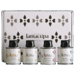 Box Olio Extra Vergine “coratina” + aromatici, Basilico + Limone + Peperoncino 4x100ml