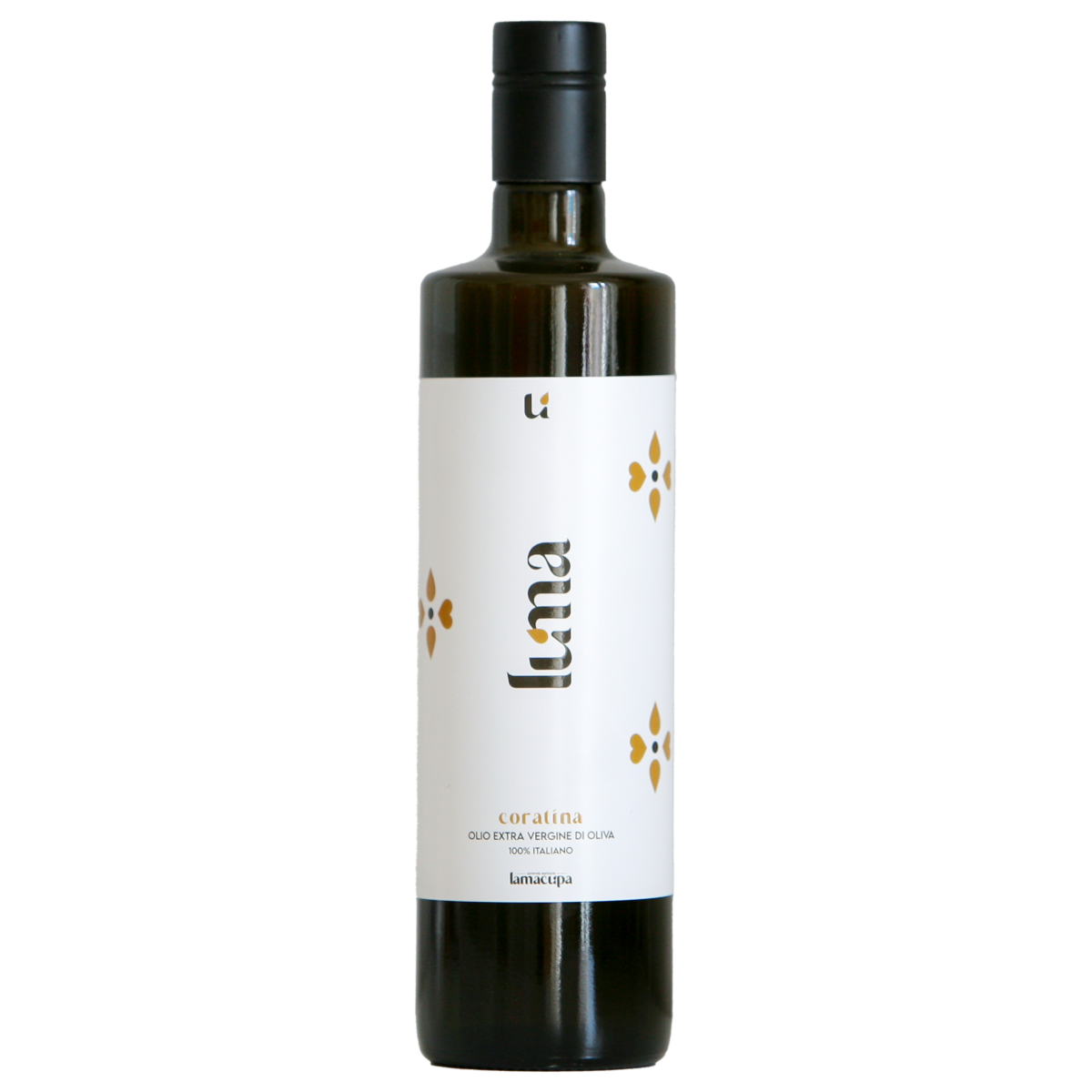 Bottiglia olio extravergine Coratina Luma 750ml - Lamacupa, produzione pugliese 100% italiana