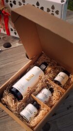 Box Olio Extra Vergine “coratina” Selezione 500ml + aromatici, Basilico + Limone + Peperoncino 3x100ml